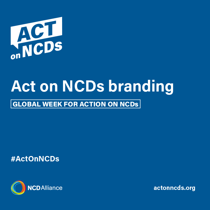 Act on NCDs - brand guidelines cover