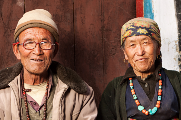 Senior couple asia