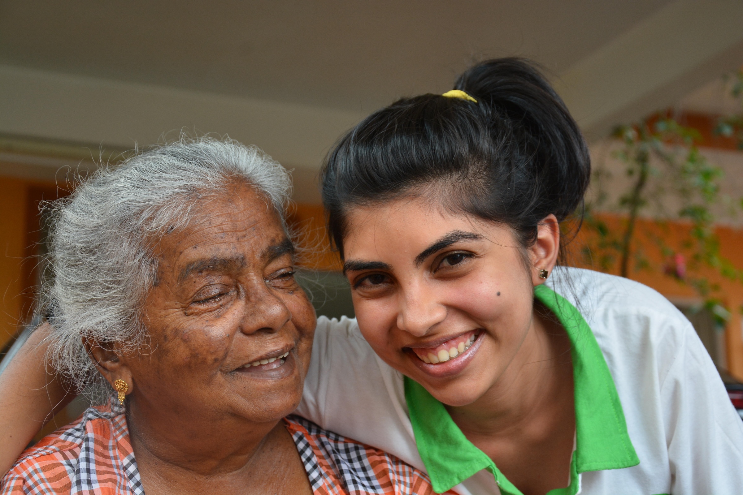 Diverse group of kids running at the beach