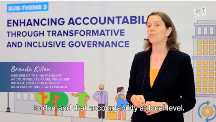 Brenda Killen talks about accountability