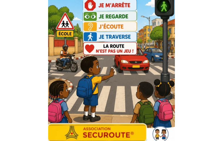 Les enfants sont les plus vulnérables aux traumatismes sur les routes