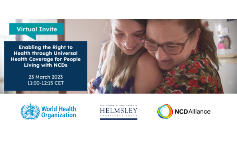 Enabling the Right to Health through Universal Health Coverage for People Living with NCDs