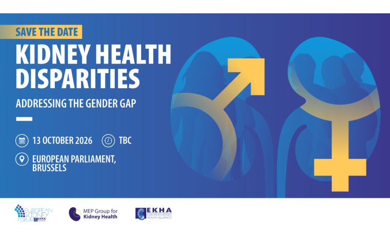 European Kidney Forum 2026: Kidney health disparities – Addressing the gender gap