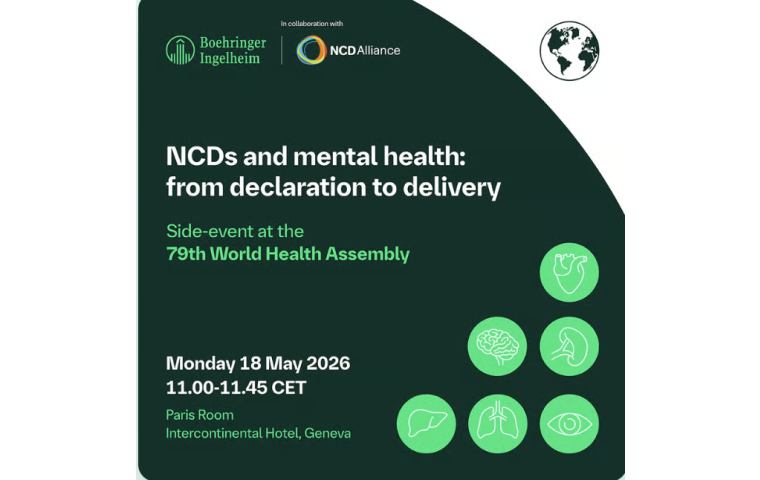 Promotion for the event NCDs and mental health: from declaration to delivery