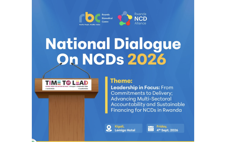 Graphic promo for event, National Dialogue on NCDs 2026