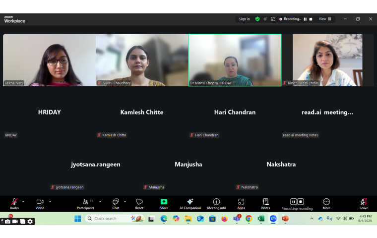 Participants who joined the virtual co-creating meeting