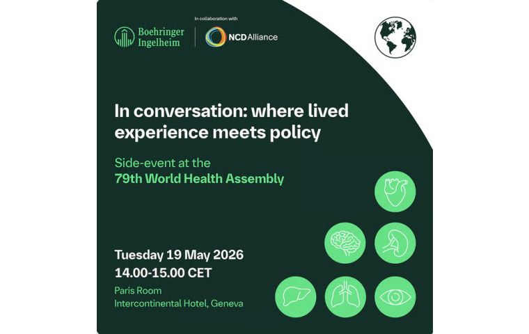 Promo for event - In conversation: where lived experience meets policy