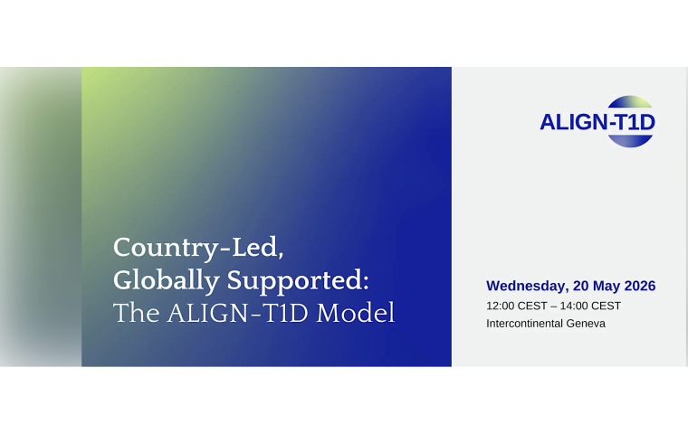 Promo graphic for event: Country-Led, Globally Supported: The ALIGN-T1D Model