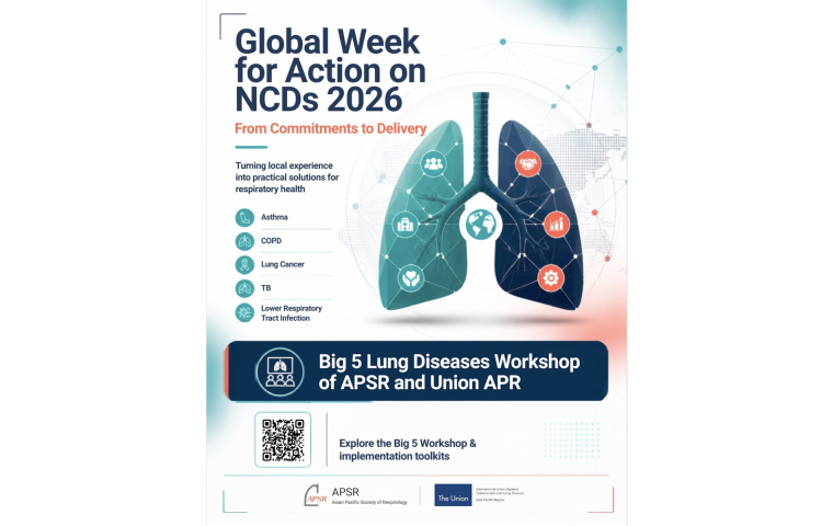 Graphic promoting the Big 5 Lung Diseases Workshop
