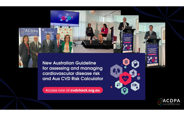 Snapshots from the launch of Australia's new CVD Risk Guideline and Calculator 