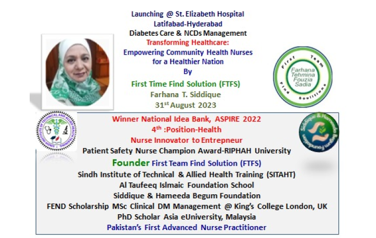 Pakistan's First Advanced Nurse Practitioner