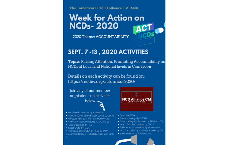Raising Needed Attention, Promoting Accountability on NCDs in Cameroon