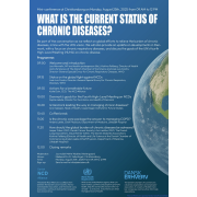 Details of the 25 Aug event, What is the Current Status of Chronic Diseases?