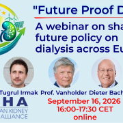 Future Proof Dialysis: a webinar on shaping future policy on dialysis across Europe