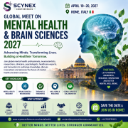 Mental Health 2027 | April 19-20, 2027 Rome, Italy