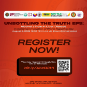 Promo card for the event Unbottling the truth, Episode 9: Alcohol's role in liver disease
