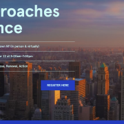 Screeshot of website for the event 2025 New Approaches to Tobacco Control & Harm Reduction: Saving Lives in the 21st Century Purpose, Renewal, Action