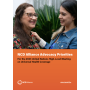 NCDA priorities For the 2023 UN High-Level Meeting on Universal Health Coverage (UHC)