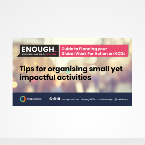 Guide 3: Tips for organizing small yet impactful activities cover