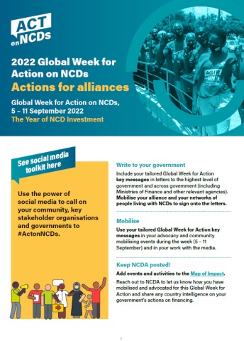 Cover image 2022 actions for alliances