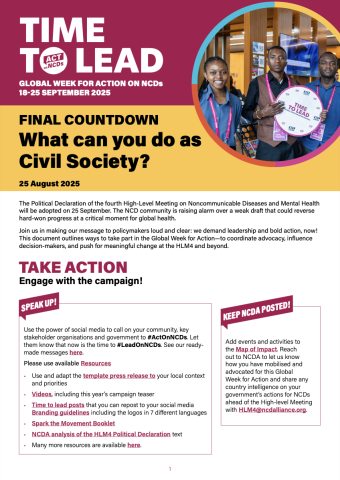 Actions for CSOs 25 August thumbnail