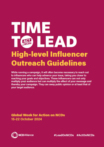 NCD High-Level Influencer Outreach Guide