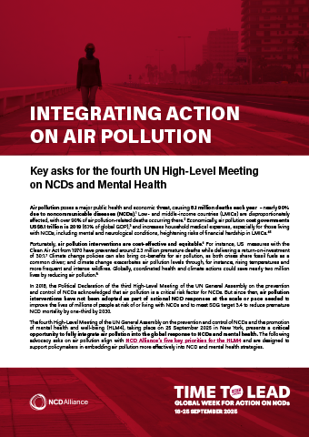 Integrating Action on Air Pollution Key Asks cover image