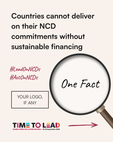banner featuring one fact on NCD financing 