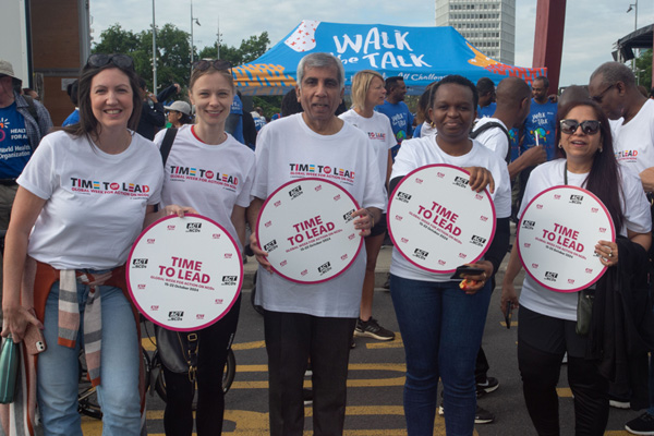 NCDA Board at Walk the Talk, Geneva with Time to Lead