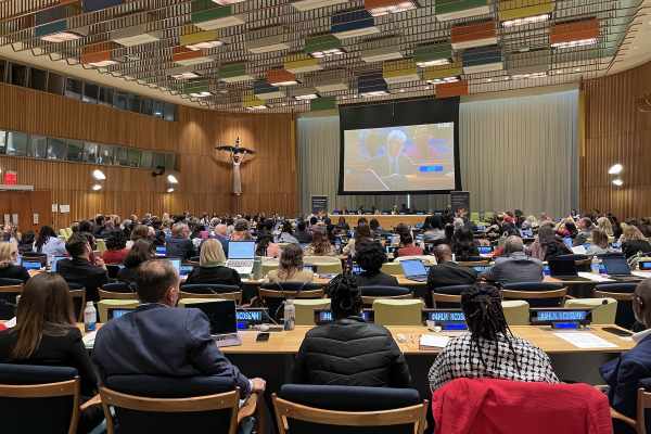 UN headquarter during the Multi-stakeholder hearing on NCDs and mental health, May 2025