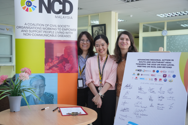 Mandy, Wan and Linda in Malaysia, spring 2025