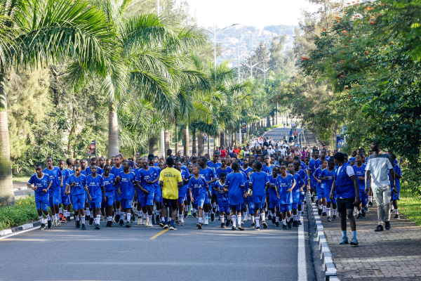 Youth at the Kigali Car Free Day 