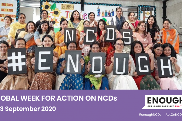 Global Week for Action 2020 theme announcement