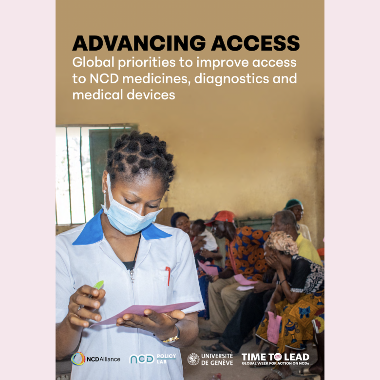 Access to medicines report July 2026 cover featuring Nigerian nurse in rural clinic