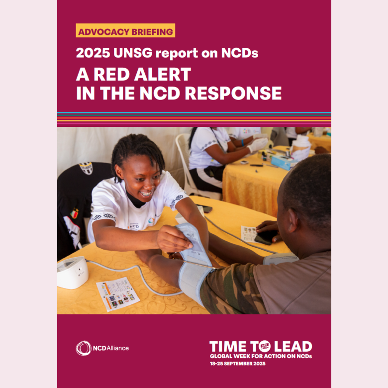 2025 UNSG report on NCDs - policy brief - thumbnail