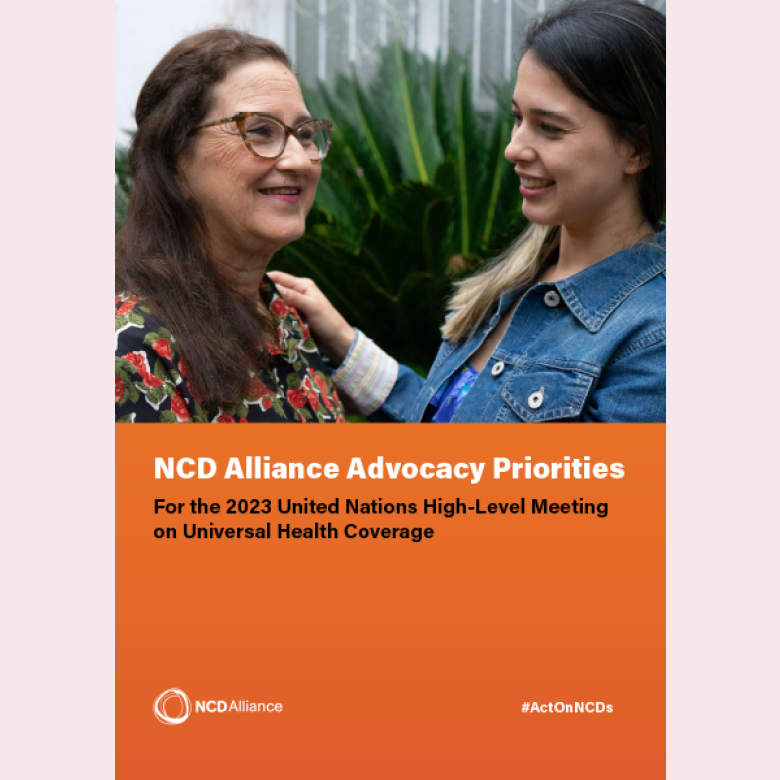 NCDA Advocacy Priorities for 2023 UN HLM on UHC cover