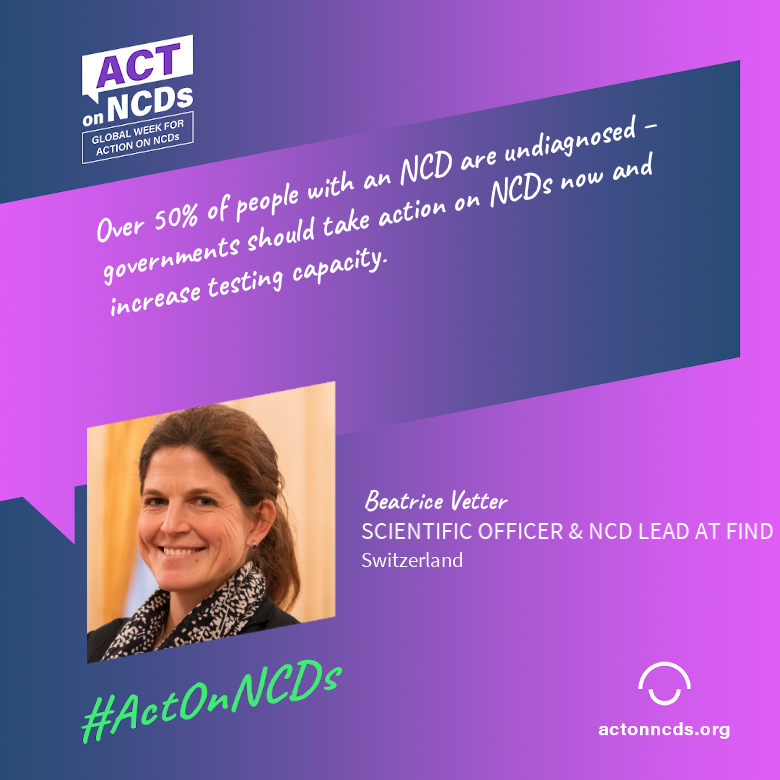 Beatrice Vetter Global Week for Action on NCDs